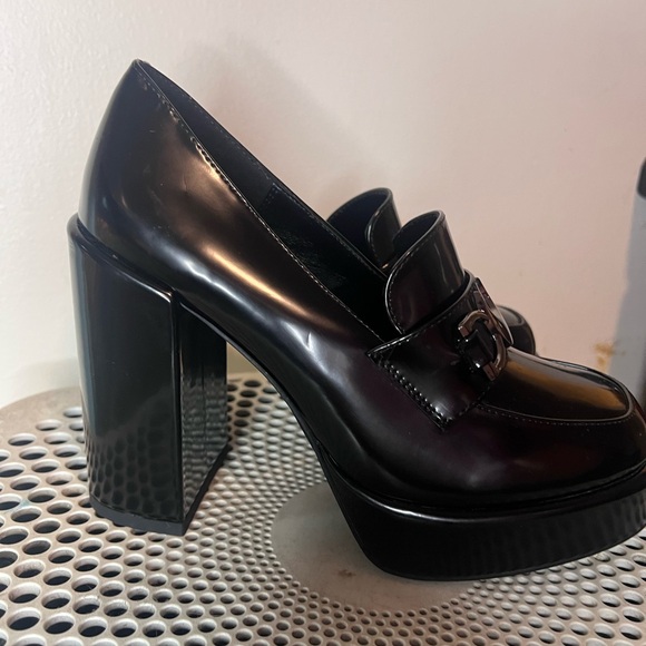 Killstar corporate moonchild platform loafers size 7 goth punk Cottagecore - Picture 4 of 4